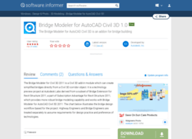 Bridge-modeler-for-autocad-civil-3d.software.informer.com thumbnail