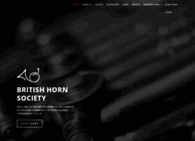 British-horn.org thumbnail