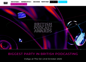 Britishpodcastawards.com thumbnail