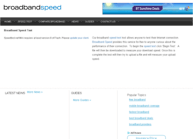 Broadbandspeed.co.uk thumbnail