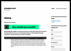 Brookson.com thumbnail