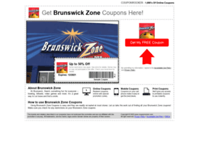 Brunswickzone.couponrocker.com thumbnail