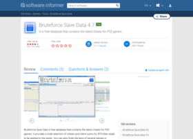Bruteforce-save-data.software.informer.com thumbnail