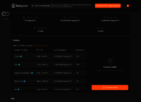 Btcstaking.testnet.babylonchain.io thumbnail