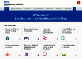 Buckshealthcare.nhs.uk thumbnail