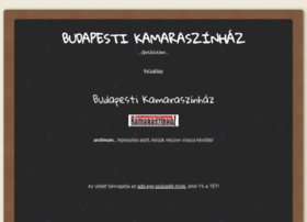Budapestikamaraszinhaz.hu thumbnail