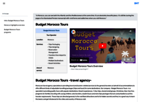 Budgetmoroccotours.com thumbnail