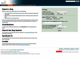 Bugs.mysql.com thumbnail