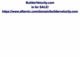 Buildervelocity.com thumbnail