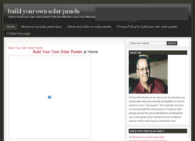 Buildyourownsolarpanelsreview.net thumbnail