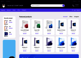 Bulkaccountshop.com thumbnail