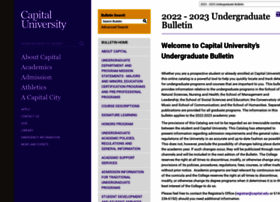 Bulletin.capital.edu thumbnail