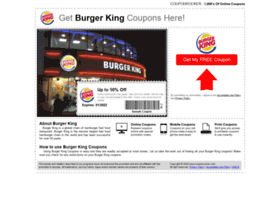 Burgerking.couponrocker.com thumbnail