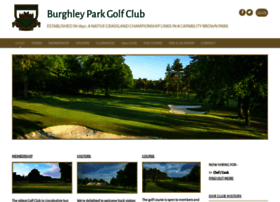 Burghleyparkgolfclub.co.uk thumbnail