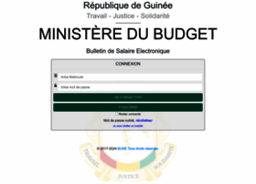 Buse.mbudget.gov.gn thumbnail
