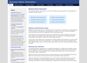 Business-name-generators.com thumbnail