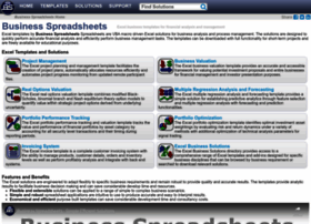 Business-spreadsheets.com thumbnail
