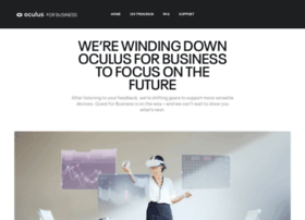 Business.oculus.com thumbnail