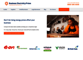 Businesselectricityprices.org.uk thumbnail