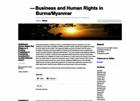 Businesshumanrightsburma.wordpress.com thumbnail