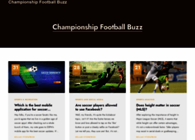 Buzzinchampionshipfootball.co.uk thumbnail