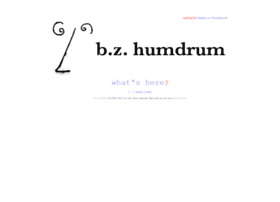 Bzhumdrum.com thumbnail
