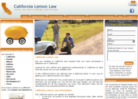 Ca-lemon-law.com thumbnail