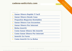 Cadena-anticrisis.com thumbnail