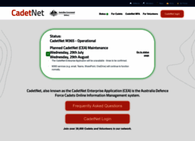 Cadetnet.gov.au thumbnail