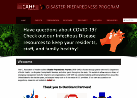 Cahfdisasterprep.com thumbnail