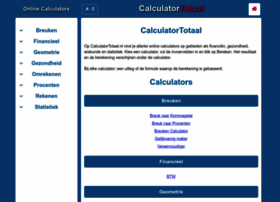 Calculatortotaal.nl thumbnail