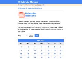 Calendarmaniacs.com thumbnail