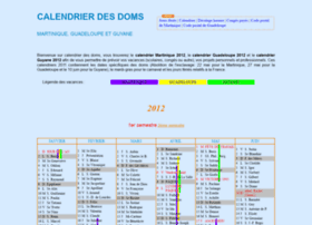Calendrier-des-doms.fr thumbnail