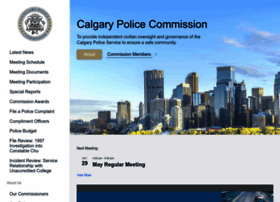 Calgarypolicecommission.ca thumbnail