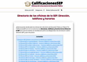 Calificacionessep.com.mx thumbnail