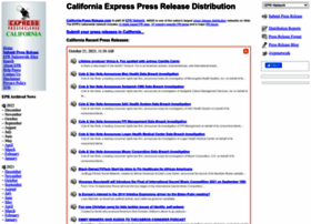 California-press-release.com thumbnail