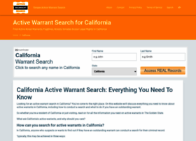 California.activewarrantsearch.today thumbnail