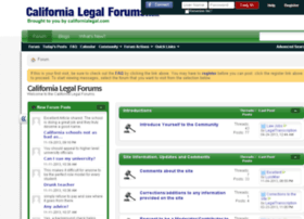 Californialegalforums.com thumbnail