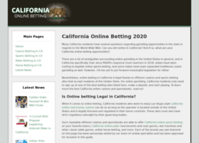 Californiaonlinebetting.com thumbnail