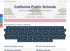 Californiapublicschools.org thumbnail