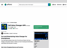 Call-voice-changer.en.softonic.com thumbnail