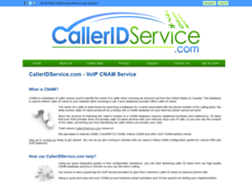 Calleridservice.com thumbnail