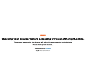 Callofthenight.online thumbnail