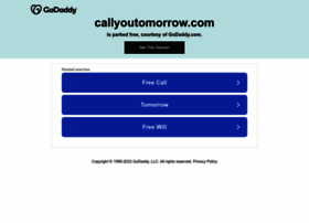 Callyoutomorrow.com thumbnail