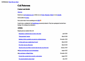 Calpaterson.com thumbnail