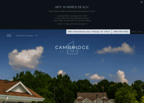 Cambridgeapartmentsnc.net thumbnail