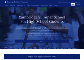 Cambridgescholarsprogramme.com thumbnail