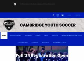 Cambridgeyouthsoccer.org thumbnail