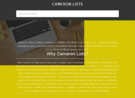 Cameronlists.com thumbnail