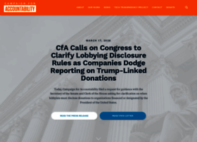 Campaignforaccountability.org thumbnail